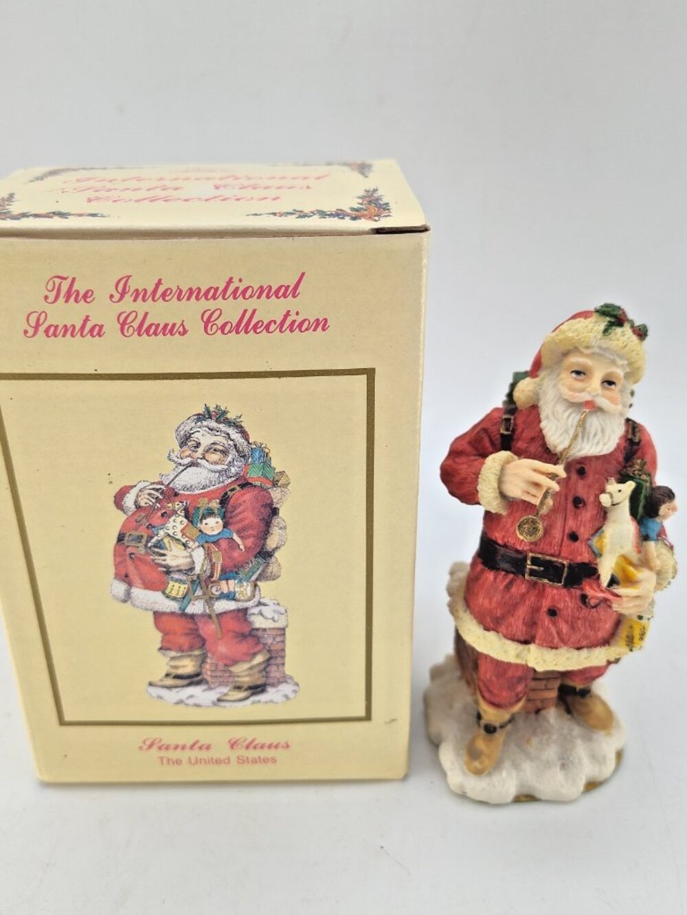 International Santa Claus Collection 1992 United States SC06 w/ Box Vintage